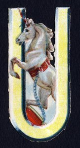 Szereted az Unicornt. Bogár decoupis állatok témában. Metszés. 26 angol eredetű gofri kromolitográfiát tartalmazó sorozat. Szerkesztő és illusztrátor ismeretlen. század vége. Mérete: 5,5x3,5 cm alkotó: Unbekannt