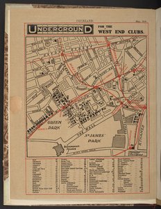 Underground a West End klubjainak, 1910. május alkotó: Unbekannter Künstler