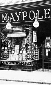 Egyesült Királyság: The Maypole Dairy Shop in Bank Street alkotó: Unbekannt