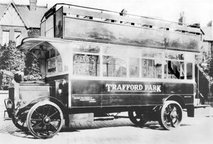 Egyesült Királyság: A Trafford Park busz. Eccles, 1910 alkotó: Unbekannt