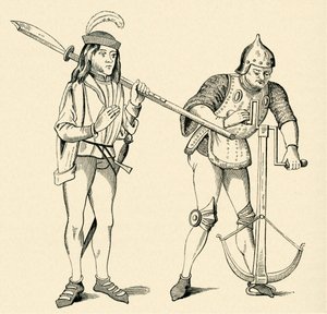 Varlet/Squire és Archer alkotó: Unbekannter Künstler