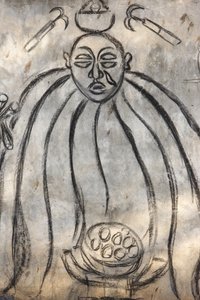 Voodoo istenség, Lome, Togo alkotó: Unbekannt