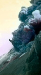A Stromboli-hegy nyugati oldala alkotó: Unbekannter Künstler