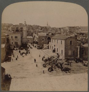 Júdeai Betlehem, Jézus szülőhelye, Palesztina, 1896.