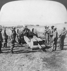 Brit haditengerészeti fegyver, Dél-Afrika, búr háború, 1900 alkotó: Underwood and Underwood