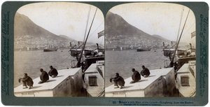 Hongkong a kikötőből, 1901 alkotó: Underwood and Underwood
