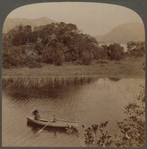 Az írországi Killarney felső tavon, 1901. alkotó: Underwood and Underwood