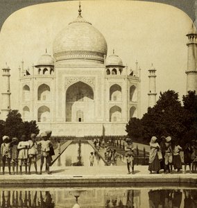 Taj Mahal, Agra, Uttar Pradesh, India. alkotó: Underwood and Underwood