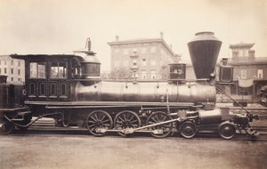 [Pennsylvania Railroad Locomotive at the Altoona Repair Facility]