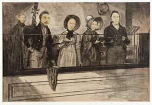 Az éneklő székek egy régi vidéki templomban alkotó: Unidentified