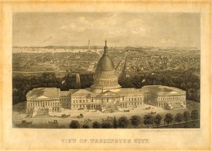 Washington városának kilátása alkotó: Unidentified