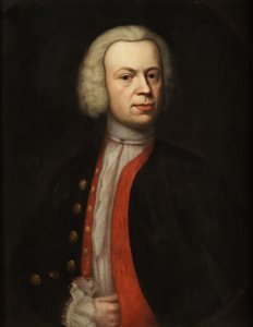 Parókás úriember félalakos portréja alkotó: Unidentified painter label QS