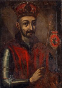 A litván nagyherceg és Jogaila lengyel királyt ábrázoló festmény alkotó: Unidentified painter label QS