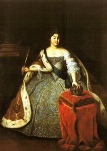 I. Katalin orosz portréja alkotó: Unidentified painter label QS