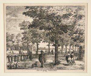 Aan d. ingang Vanden Harit (A Vanden Harit bejáratánál) alkotó: Unknown