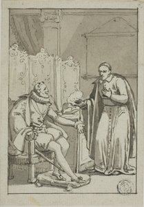 Bíboros hallgatósága IV. Henrikkel alkotó: Unknown
