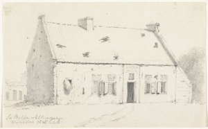 Huis La Belle Szövetség La Belle Alliance / Waterloo 1815 (cím a tárgyon) alkotó: Unknown