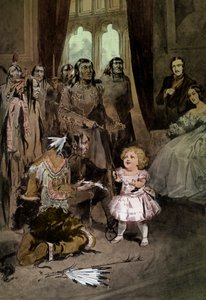 VII. Edward csecsemő játszik az ojibwe törzsfőnökökkel alkotó: Unknown