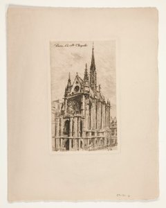 Párizs, La Sainte. Kápolna alkotó: Unknown