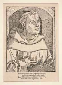 Luther Márton portréja alkotó: Unknown