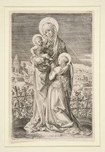 Szent Anna, a Szűz és a Gyermek alkotó: Unknown