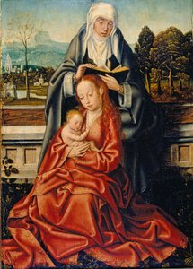 Szűz és gyermek Szent Annával, 15. század alkotó: Unknown