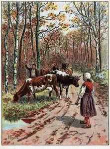 Tehéncsorda. Tehéncsorda. alkotó: Unknown