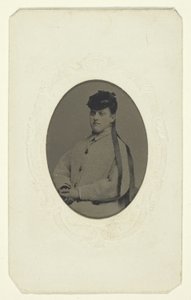 Cím nélkül (Kalapos nő portréja) alkotó: Unknown