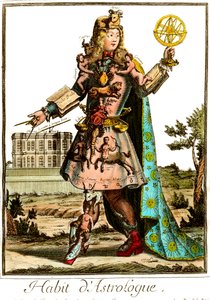 17. századi asztrológus öltöny. Magángyűjtemény. alkotó: Unknown artist