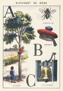 A B C: fa, méhecske, barett, harang alkotó: Unknown artist