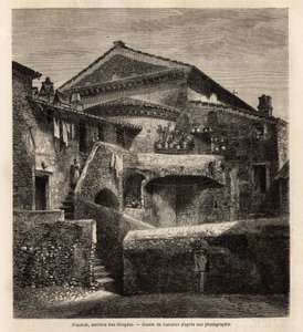 Egy kloáka a San Crispino kápolna mögött alkotó: Unknown artist
