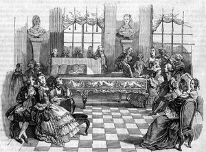 Koncert a 18. században. alkotó: Unknown artist