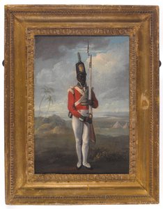 A 8. nyugat-indiai ezred közlegénye alkotó: Unknown artist