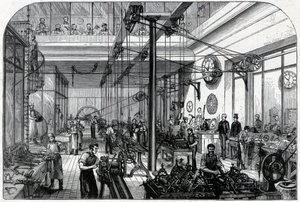 A Benson különleges erősségű angol bonyolult karóráinak hirdetése – Óraműhelyek a Ludgate Hillben, J.W. Londoni Benson. 1898 alkotó: Unknown artist