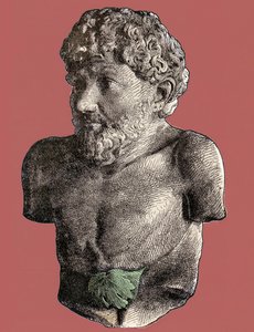 Aesopus – A görög meseíró Esope mellszobra (körülbelül 620-körülbelül i.e. 564) alkotó: Unknown artist