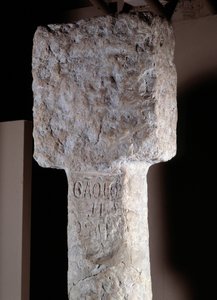 Afrikai művészet: a dél-angolai Diogo Cao (vagy Diego Cam) portugál felfedező Szent Ágoston erige néven ismert birtokoszlopának részlete. 1486. Lisszabon, Nemzeti Ókori Művészeti Múzeum alkotó: Unknown artist