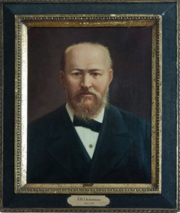 Alexandre Ostrovski – Alexander N. Ostrovski (1823-1886) drámaíró portréja, névtelen. Olaj, vászon, 19. század második fele, A. Osztrovszkij Állami Múzeum, Shchelykovo alkotó: Unknown artist
