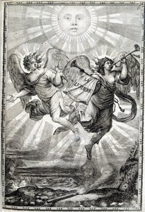 A fény allegorikus alakja – A fény Monsignornak, Jules Mazarin bíborosnak (Giulio Raimondo Mazzarino vagy Mazzarino) (1602-1661) alkotó: Unknown artist