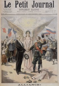 Szövetség (Franciaország és Oroszország között) - Couv. „” The Petity Journal””” szeptember 12-i alkotó: Unknown artist