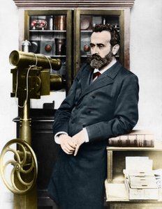 Alphonse Bertillon (1853-1914), francia kriminológus, az antropometria alkotója. alkotó: Unknown artist