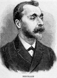 Alphonse Bertillon (1853-1914), francia tudós, az antropometria megalkotója. alkotó: Unknown artist