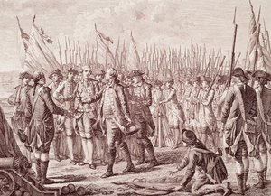 Amerikai függetlenségi háború: Lord Cornwallis megadása alkotó: Unknown artist