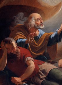 Egy angyal kiszabadítja a börtönből Szent Pétert, F. Devigne (?) alkotó: Unknown artist
