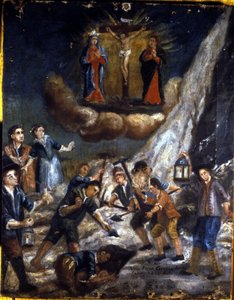 Lavina a hegyekben. alkotó: Unknown artist