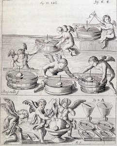 Angelots és kiegészíti - Giacomo Grandamico "a Föld mágneses erő által igényelt mozdulatlanságának új bemutatójában" alkotó: Unknown artist