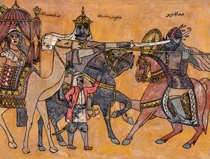 Anrar, költő és harcos. nincs dátum, festmény alkotó: Unknown Artist