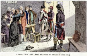 Az elítéltek fellebbezése a terror idején (1793-1794) alkotó: Unknown artist