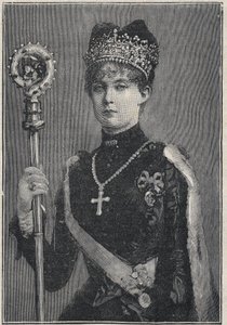 Margarethe Klementine osztrák főhercegnő - Margaret Clementine Marie osztrák 1870-1955 Ausztria főhercegnő - 1892 metszet alkotó: Unknown artist