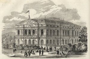 Baden Baden (Baden-Baden), Németország - A Badeni Színház - 1867 alkotó: Unknown artist