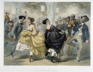 Bál a Closerie des Lilasban, 1860 körül alkotó: Unknown artist